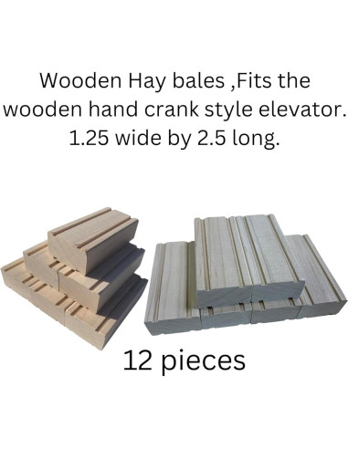 Establo de Caballos de Madera 12 PCS con Ventana 55,88 cm