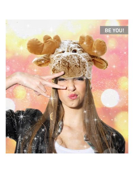 Conjunto de Sombreros de Peluche DolliBu 4 Animales Suaves