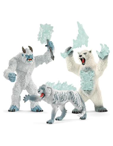 Set de Juguetes Monstruos Schleich Eldrador 3 Piezas Hielo