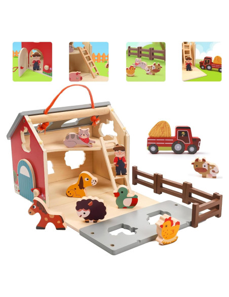 Juego de Juguetes de Animales de Granja XIAPIA 21x20x15 cm Juego de Juguetes de Animales de Granja XIAPIA 21x20x15 cm