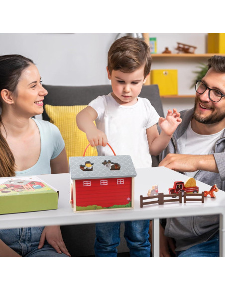 Juego de Juguetes de Animales de Granja XIAPIA 21x20x15 cm Juego de Juguetes de Animales de Granja XIAPIA 21x20x15 cm