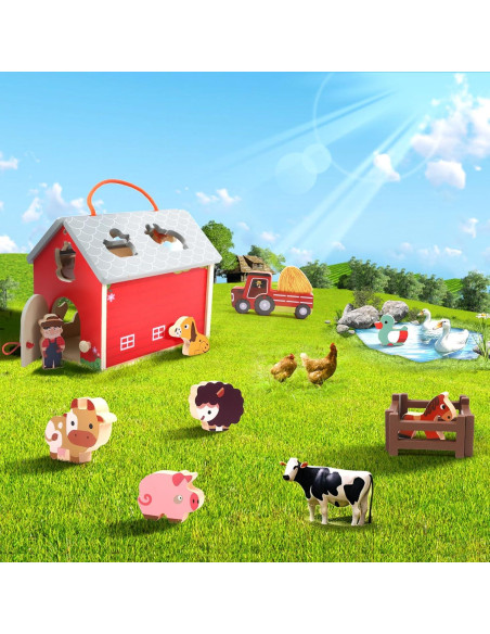 Juego de Juguetes de Animales de Granja XIAPIA 21x20x15 cm Juego de Juguetes de Animales de Granja XIAPIA 21x20x15 cm