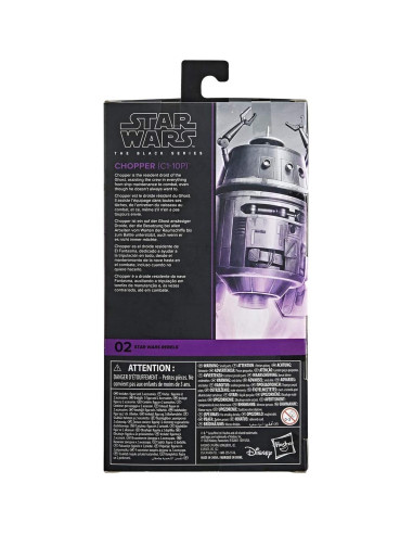Figura de Acción Chopper (C1-10P) Star Wars La Serie Negra 15 cm