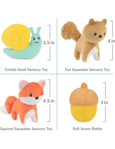 Set de Juego Amigos del Bosque GUND - 5 Piezas Personalizado