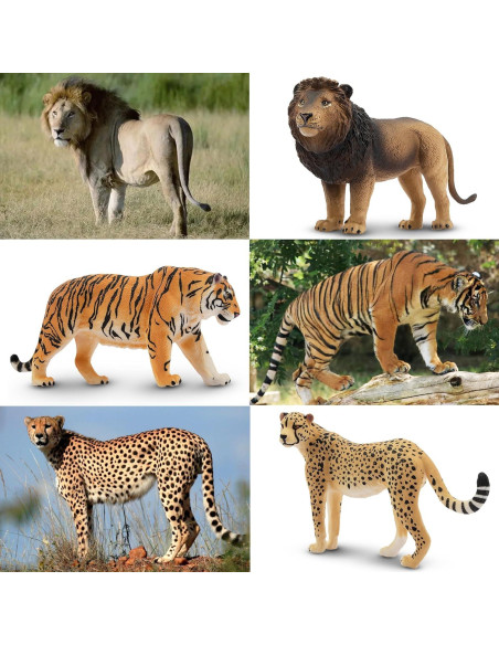 Figuras de Animales Toymany 16PCS Selva y Granja