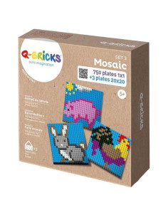 Caja de Cartón de Animales de Granja Q-Bricks 750 Piezas