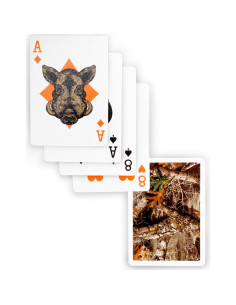 Baraja de Cartas Camuflaje RealTree Brybelly 6.35x8.89 cm 2
