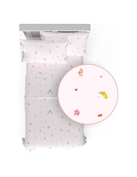 Juego de Sábanas Care Bears Franco 3 Piezas Microfibra Juego de Sábanas Care Bears Franco 3 Piezas Microfibra