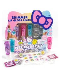 Kit de Creación de Brillo Labial Hello Kitty 5 Anillos DIY