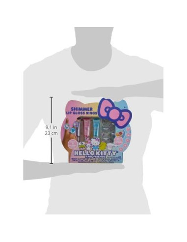 Kit de Creación de Brillo Labial Hello Kitty 5 Anillos DIY