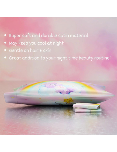 Funda de Almohada Satén Care Bears Estándar 50x76 cm Funda de Almohada Satén Care Bears Estándar 50x76 cm