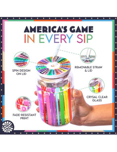 Set de Vasos Dragon Glassware Ruleta de la Fortuna 2 Pzas 2