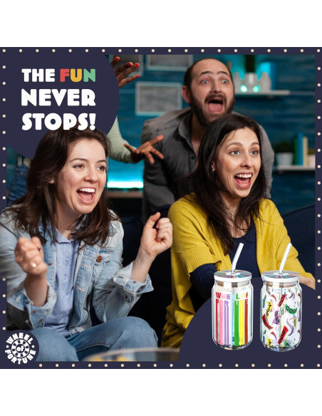 Set de Vasos Dragon Glassware Ruleta de la Fortuna 2 Pzas