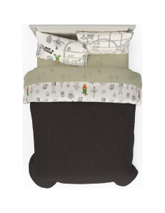 Juego de Cama Franco Miniverse Plantas 7 Piezas Doble 2