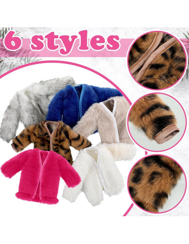 Conjunto Ropa de Muñeca Bencailor 6 Piezas 30 cm