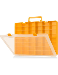 Caja de Almacenamiento de Juguetes MYMOON Naranja 48 Compartimentos 2