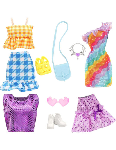 Conjunto de Ropa para Muñecas Miunana 8 Piezas 29.21 cm Conjunto de Ropa para Muñecas Miunana 8 Piezas 29.21 cm