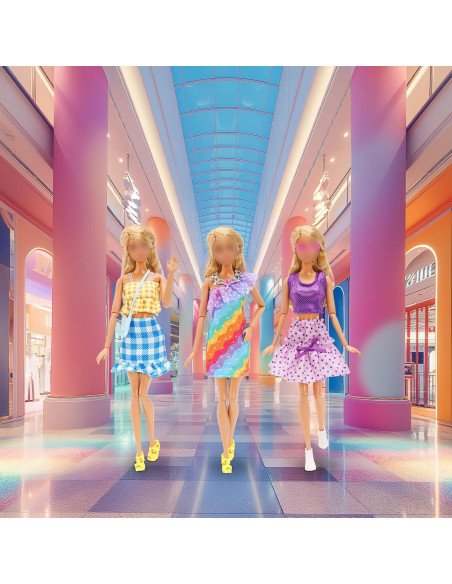 Conjunto de Ropa para Muñecas Miunana 8 Piezas 29.21 cm Conjunto de Ropa para Muñecas Miunana 8 Piezas 29.21 cm