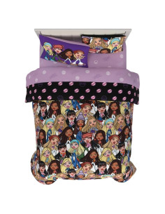 Juego de Cama Bratz Franco 7 Piezas Microfibra Reina