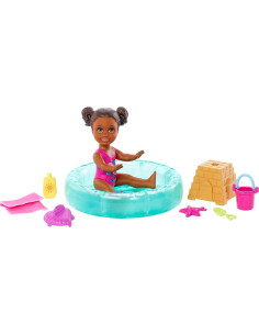 Muñeca Barbie Skipper Babysitters Inc. con piscina y accesorios 2