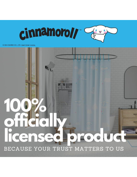 Cortina de Ducha Franco Cinnamoroll 70x72 cm 13 Piezas