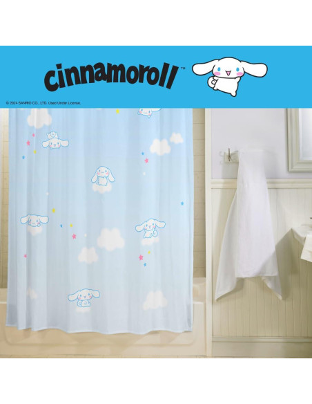 Cortina de Ducha Franco Cinnamoroll 70x72 cm 13 Piezas
