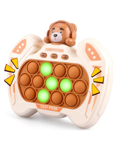 Juego de Empuje Rápido GAPER GO Oso Marrón Sensorial