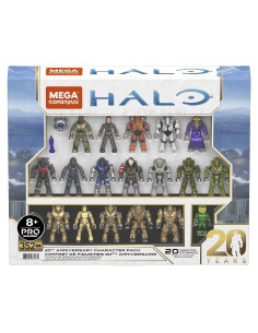 Mega Construx Halo Set 20 Aniversario 20 Figuras 352 Piezas