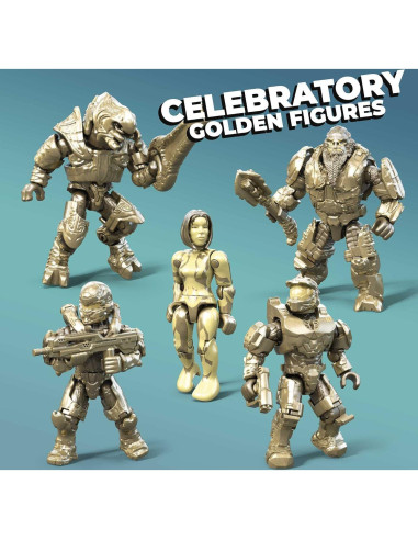 Mega Construx Halo Set 20 Aniversario 20 Figuras 352 Piezas