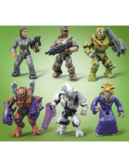 Mega Construx Halo Set 20 Aniversario 20 Figuras 352 Piezas