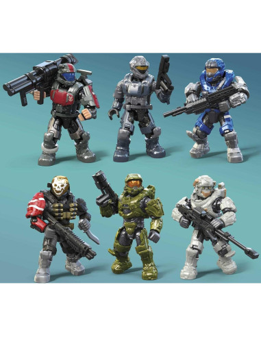 Mega Construx Halo Set 20 Aniversario 20 Figuras 352 Piezas