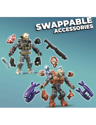 Mega Construx Halo Set 20 Aniversario 20 Figuras 352 Piezas