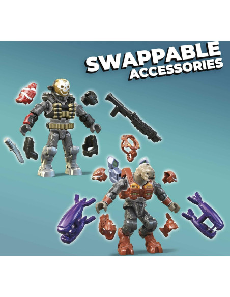 Mega Construx Halo Set 20 Aniversario 20 Figuras 352 Piezas