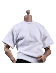 Camiseta Deportiva Blanca Meetoget para Muñeca 1/12