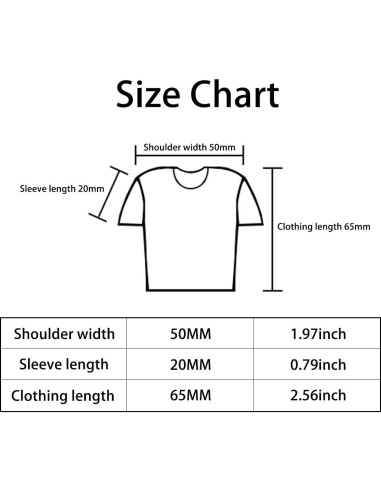 Camiseta Deportiva Blanca Meetoget para Muñeca 1/12