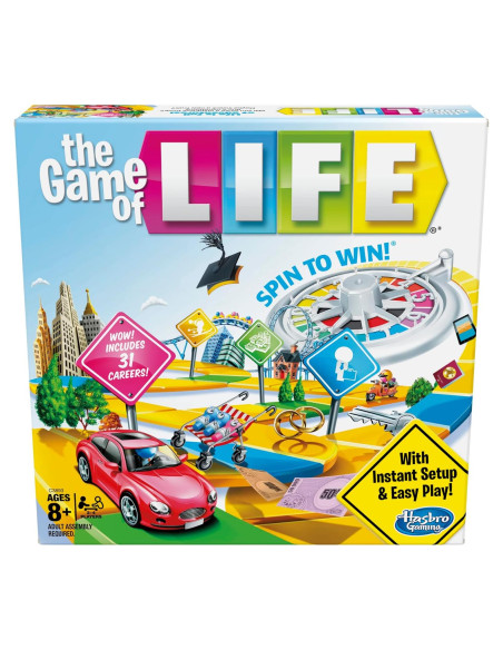 Juego de la Vida Hasbro Gaming 2-4 Jugadores 8+ Años