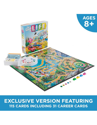 Juego de la Vida Hasbro Gaming 2-4 Jugadores 8+ Años