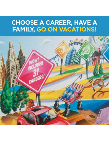 Juego de la Vida Hasbro Gaming 2-4 Jugadores 8+ Años