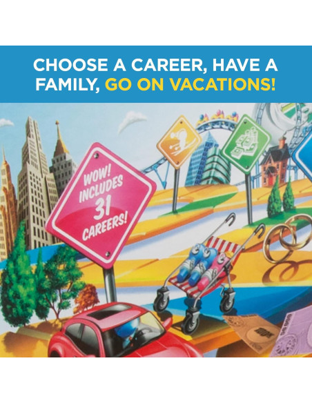 Juego de la Vida Hasbro Gaming 2-4 Jugadores 8+ Años