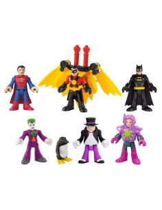Figuras Deluxe Imaginext DC Super Friends - 6 Figuras