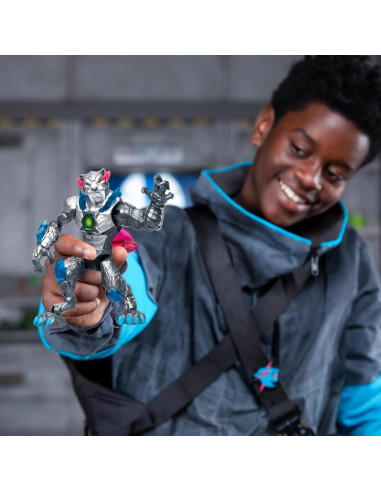 MrBeast Lab Mutators Panther Metálico 13 cm 20 Puntos Articulación