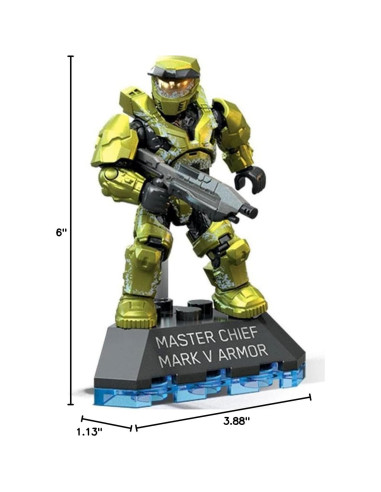 Figura de Acción Mega Construx Master Chief Mark V