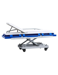 Camilla Deluxe Azul y Blanca para Figuras de Lucha Libre