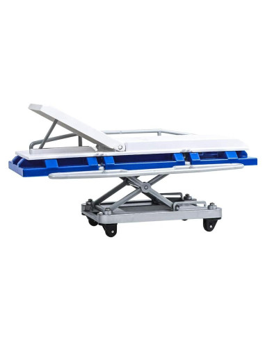 Camilla Deluxe Azul y Blanca para Figuras de Lucha Libre