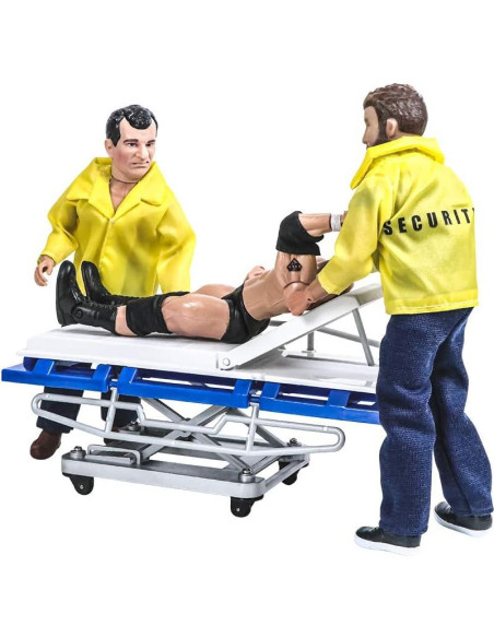 Camilla Deluxe Azul y Blanca para Figuras de Lucha Libre