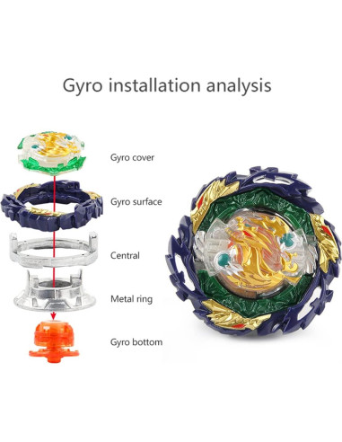Peonza Battling Tops EssTe B-185 Vanish Fafnir 5,08 cm