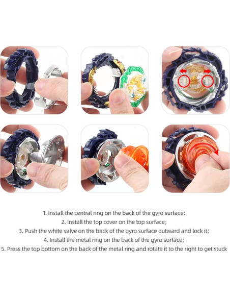 Peonza Battling Tops EssTe B-185 Vanish Fafnir 5,08 cm