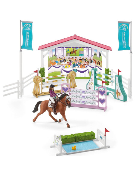 Juego de Caballos Schleich Torneo de Amistad 36 Piezas