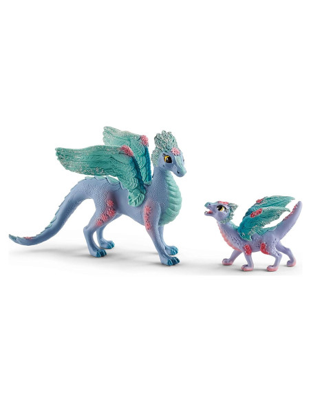 Set de Juguetes Dragón de Flor y Bebé Schleich 2 Piezas