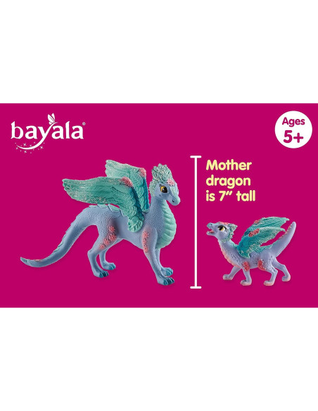 Set de Juguetes Dragón de Flor y Bebé Schleich 2 Piezas